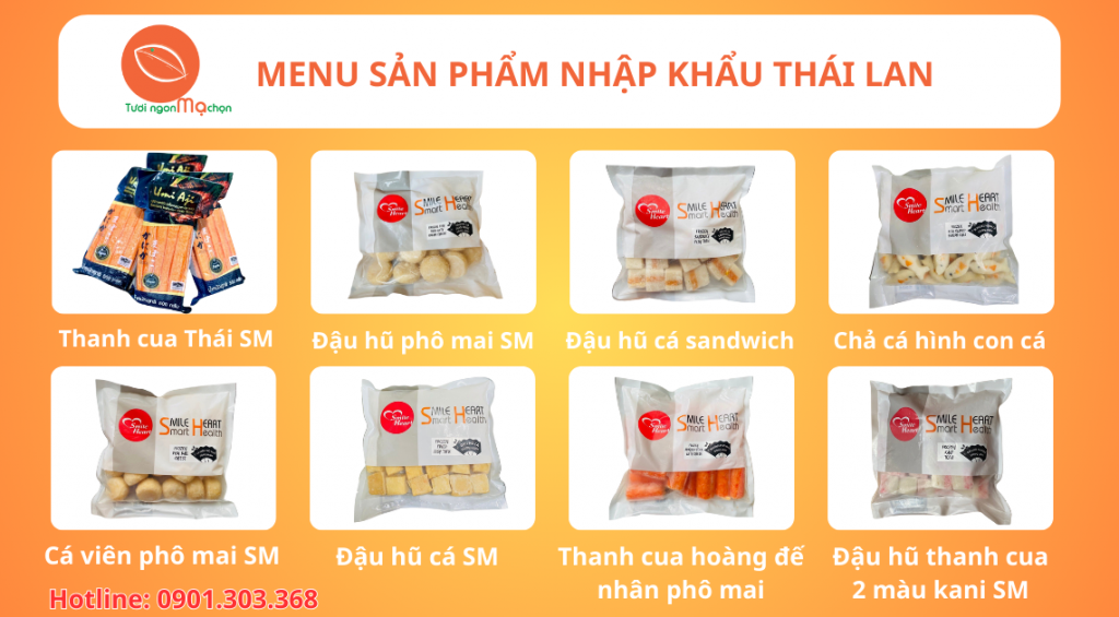 Sản phẩm nhập khẩu Thái Lan - SM